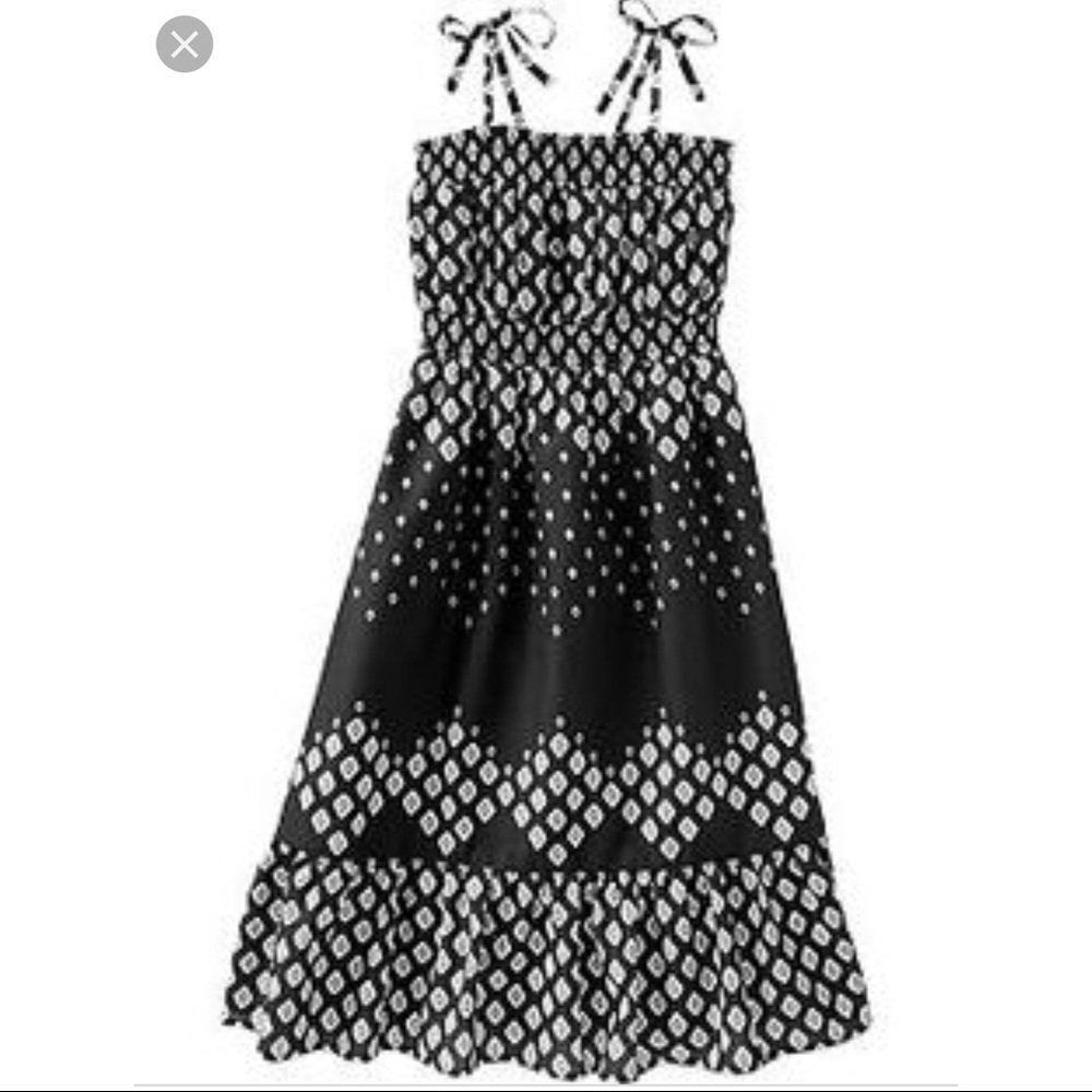 Old Navy Girls Medium Black & white pattern dress